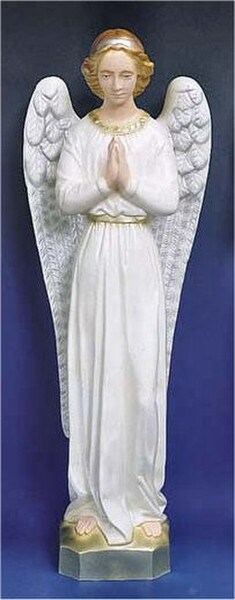 Praying Angel Garden Statue in colors